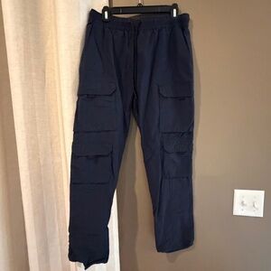 PacSun Men's Relaxed Outdoor Cargo Pants Canvas Tapered, Size Medium